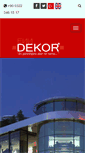 Mobile Screenshot of dekortekstil.com.tr